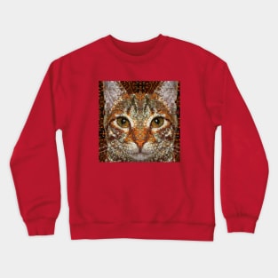 Portrait of a Tabby Cat Crewneck Sweatshirt